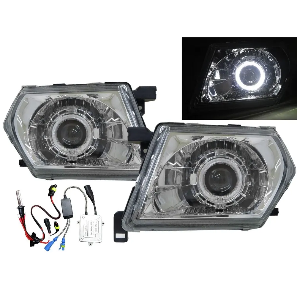 

Patrol Safari Y61 MK5 01-07 Guide LED Halo HID Headlight Chrome for NISSAN LHD