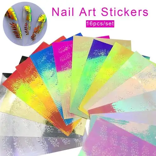 

Nail Art Stickers Fire Flame Decal Sticker Manicure DIY