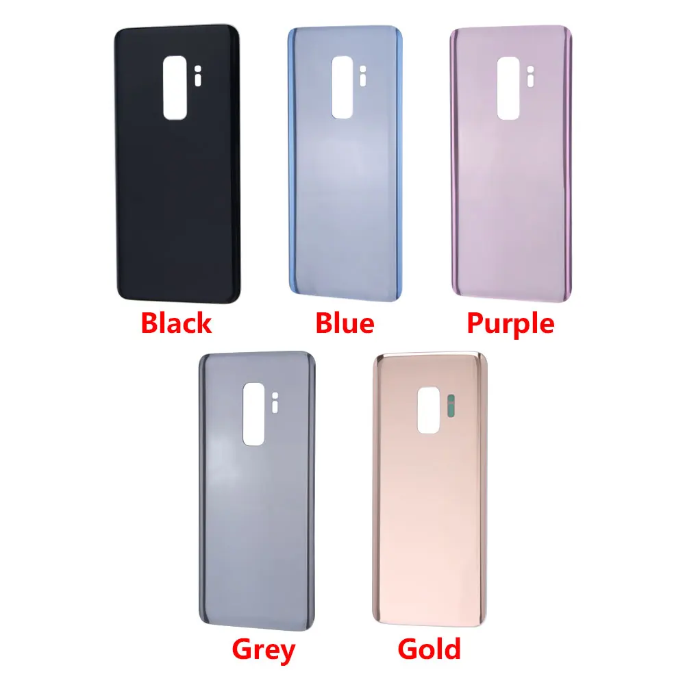 

Hot Selling Mobile Phone Back Glass Housing For Samsung S9 Wholesale Factory Price Back Cover With Sticker Panel Replacement