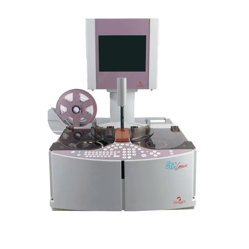 
Stago STA Satellite clotting, chromogenic, and immunologic automated benchtop analyzer and reagents 