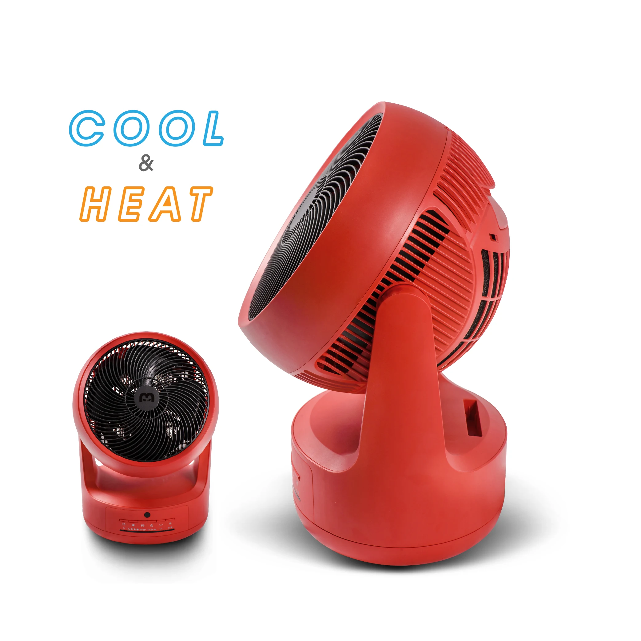 
MAO Sunny 2 in 1 Fan Heater With Auto Tip-over & Overheat Protection For Bedroom 