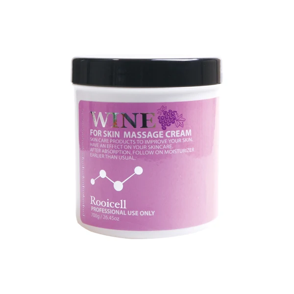 ISO22716 GMP Korean cosmetics herbal face and body anti-aging relax massage cream Rooicell Wine massage cream 700g