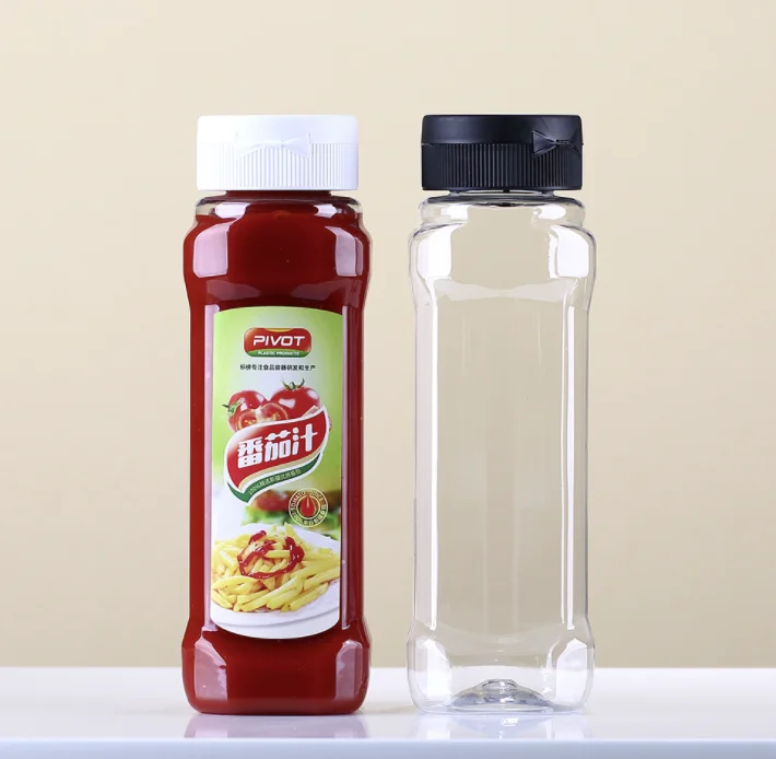 

Honey pet plastic jam bottle ketchup sushi squeeze jam bottle salad bottle