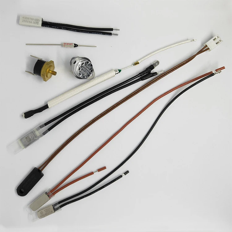 Customized 200 Degree NTC Thermistor 100K Ohm 1% 3950  Thermal Resistor Sensor With Cable for 3D Printer