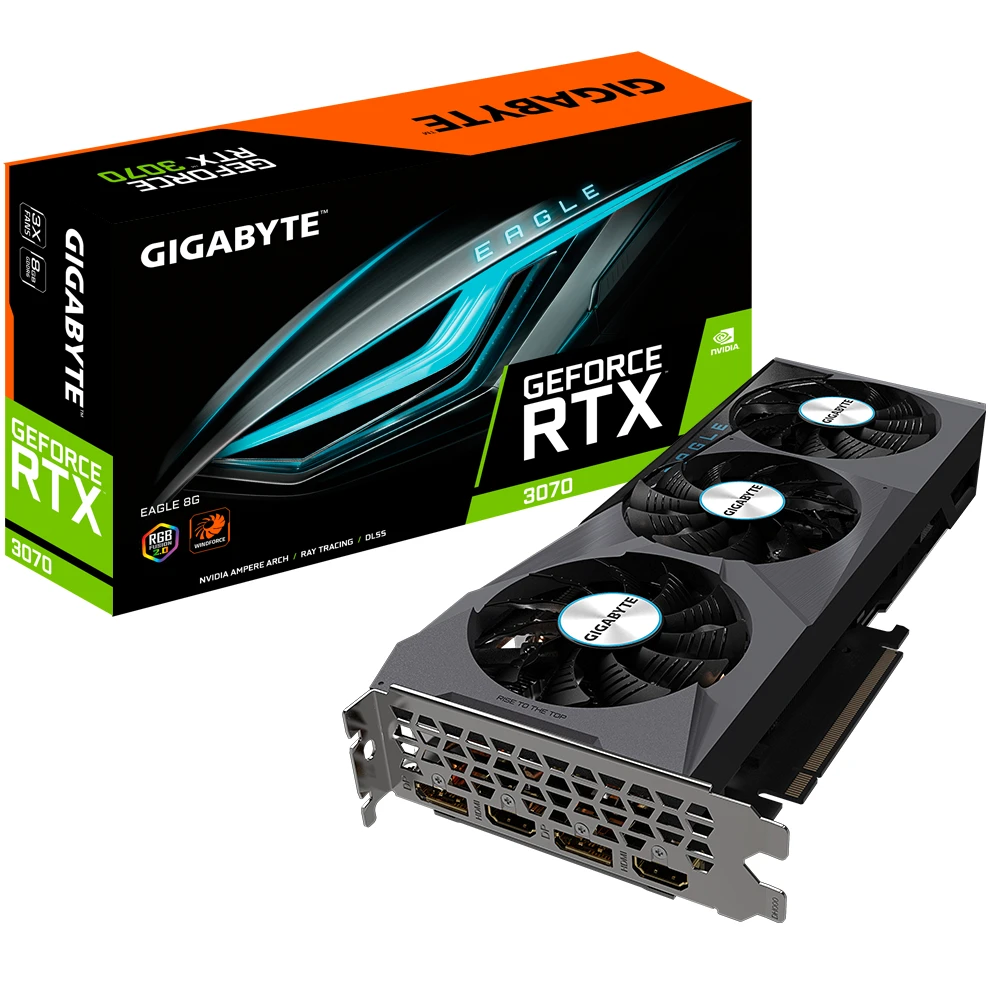 

RTX 3070 graphics card for gaming GeForce RTX 3070 EAGLE 8G (rev. 1.0/rev. 2.0)