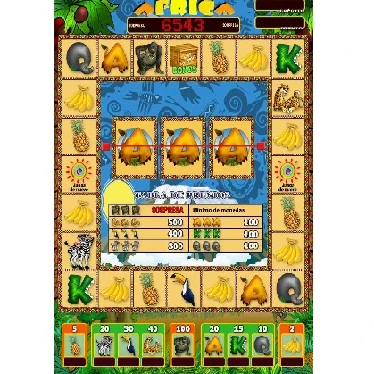 

2021 new game Africa Mario vertical GAME BOARD for slot machine