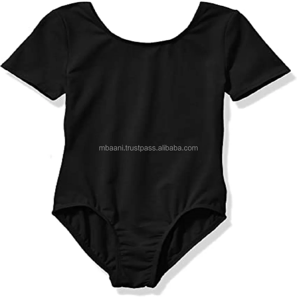 Girl's Longsleeve Dance Leotard.55 Cotton,37 Polyester,8 Elastane