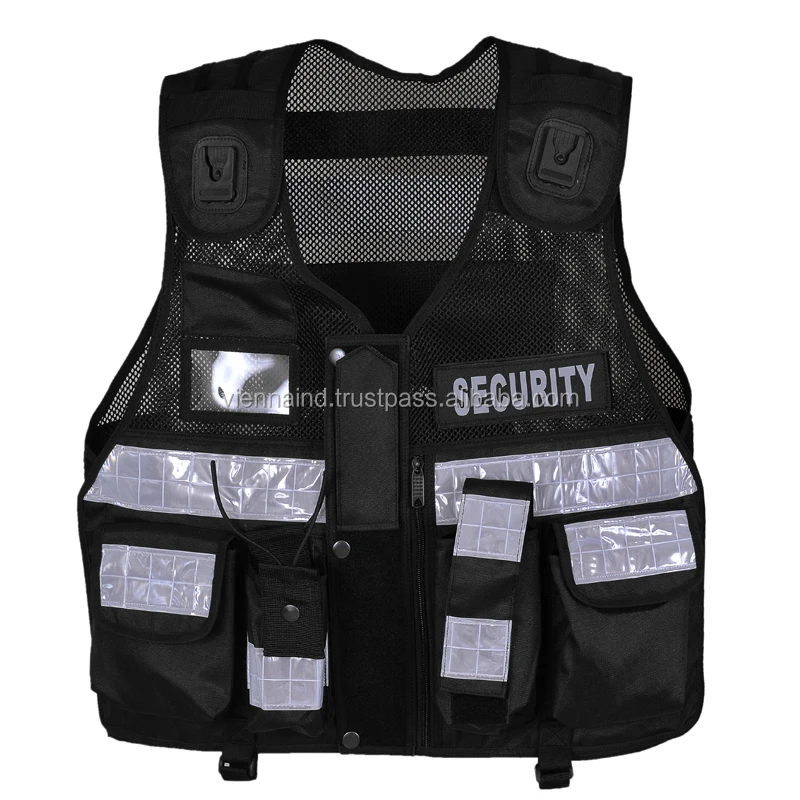 High Visibility Tactical Vest Hi Viz Reflective Safety Vest Police High Visibility Fluorescent