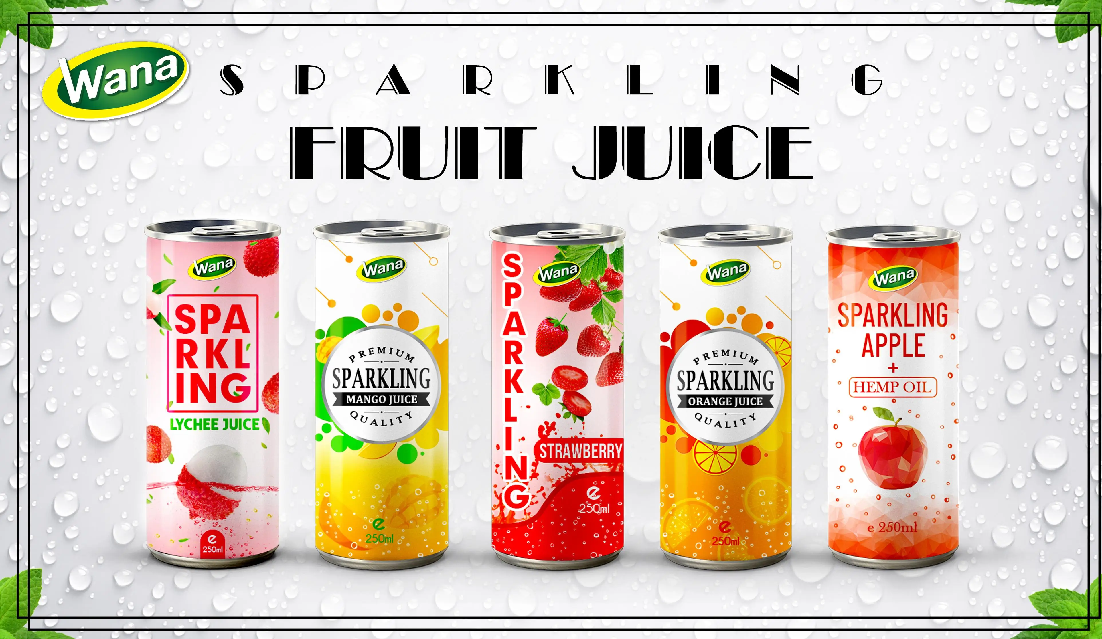 sparkling fruit juice