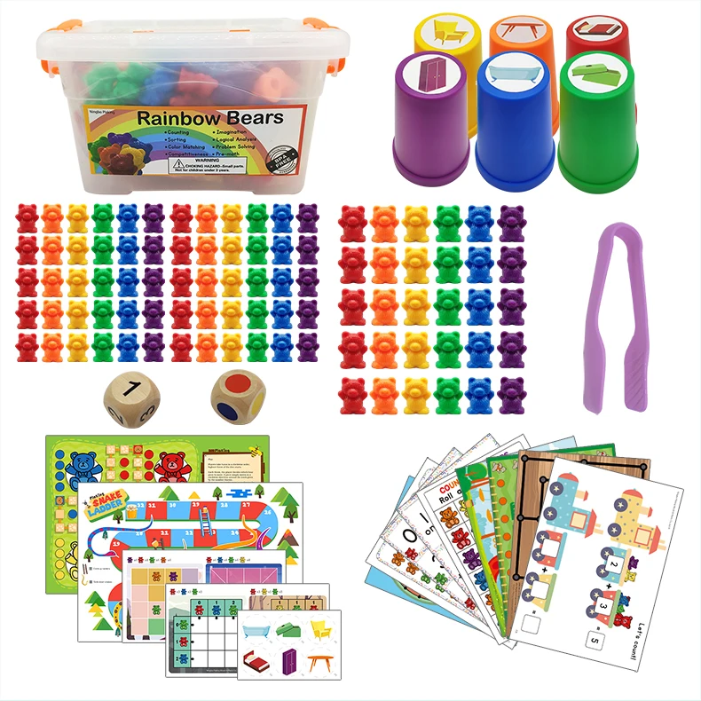 

Counting Bear Pattern Cards Activities cards