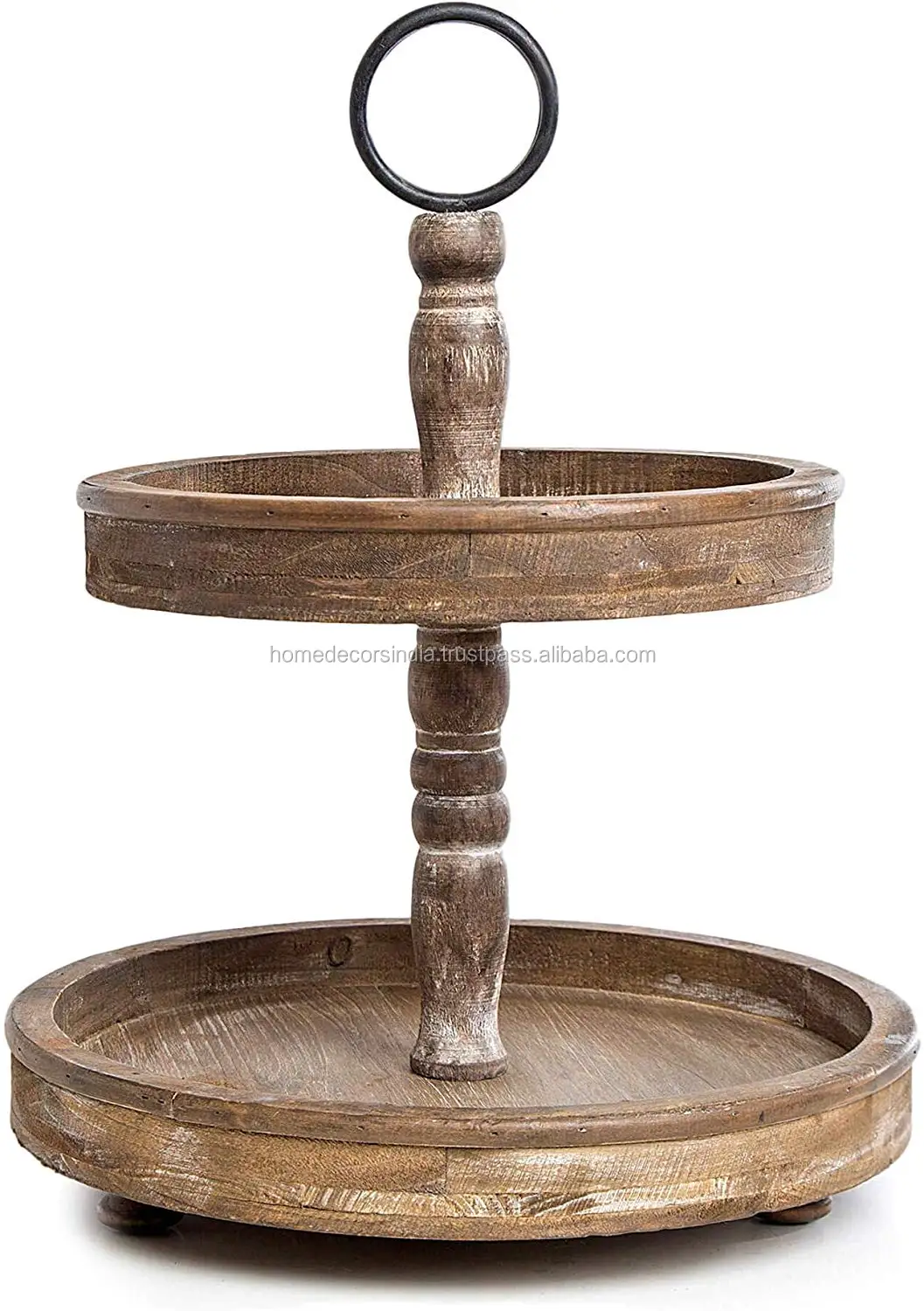 Wooden Cake Stand 2 Tiered Tray Wood Farmhouse Rustic Vintage Decor Table Kitchen Wooden With Metal Ring Buy Cake Stand Wood Cup Cake Stand 3 Tier Cake Stand Product On Alibaba Com