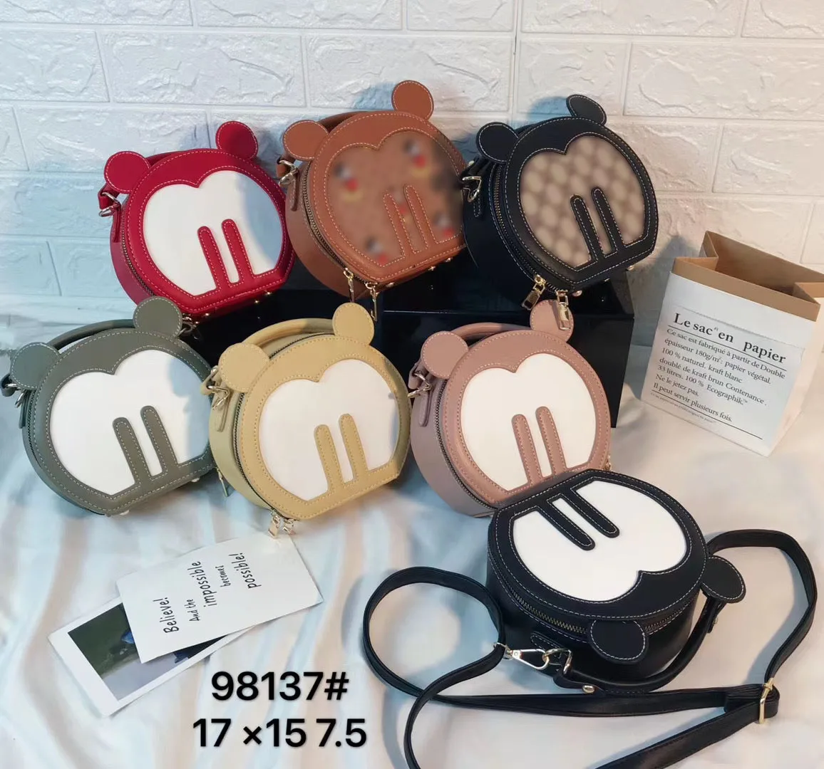 

Children Travel Small Mini Purse Bag Cross Body Mickey Mouse Cute Bag