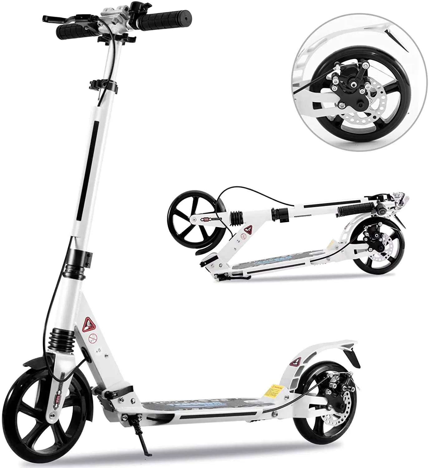 

Hand Adjustable Foldable Portable 2 Wheel Scooter For Teens Adults/ Kick Scooters Foot Scooters For Adults, Customized color