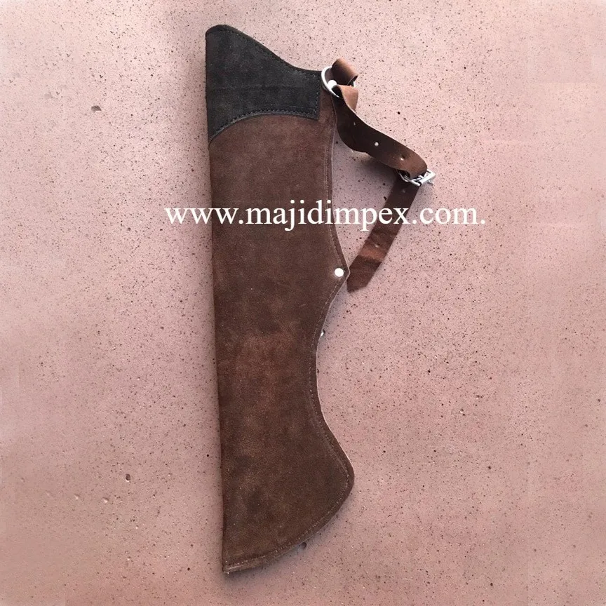 Traditional Archery Side Quiver / Leather Hunting Bow & Arrow Set Buy