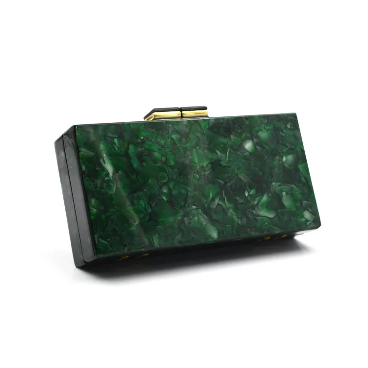 

Marble pearlescent acrylic wedding handbags ladies luxury evening clutch bag, Light green,orange,hot pink,clear,black.red,blue