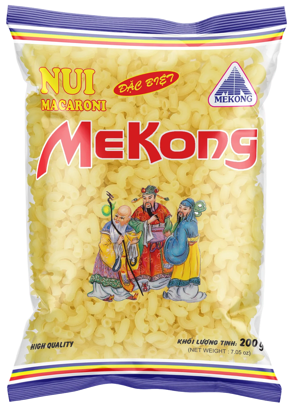 
Mekong Brand Macaroni And Cheese Sedanini Pasta Type Short Macaroni Shape Yellow Color Rice Macaroni Rice Pasta 