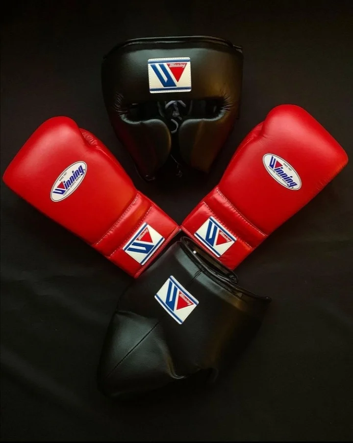 Any Logo Groin Guard Details about   New custom WINN1NG Boxing Gloves Head Gear White Color 