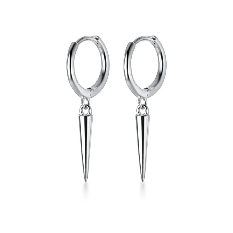 

E4001 Fashion Hip Hop Jewelry Silver 925 Girl'S Ears And Ears