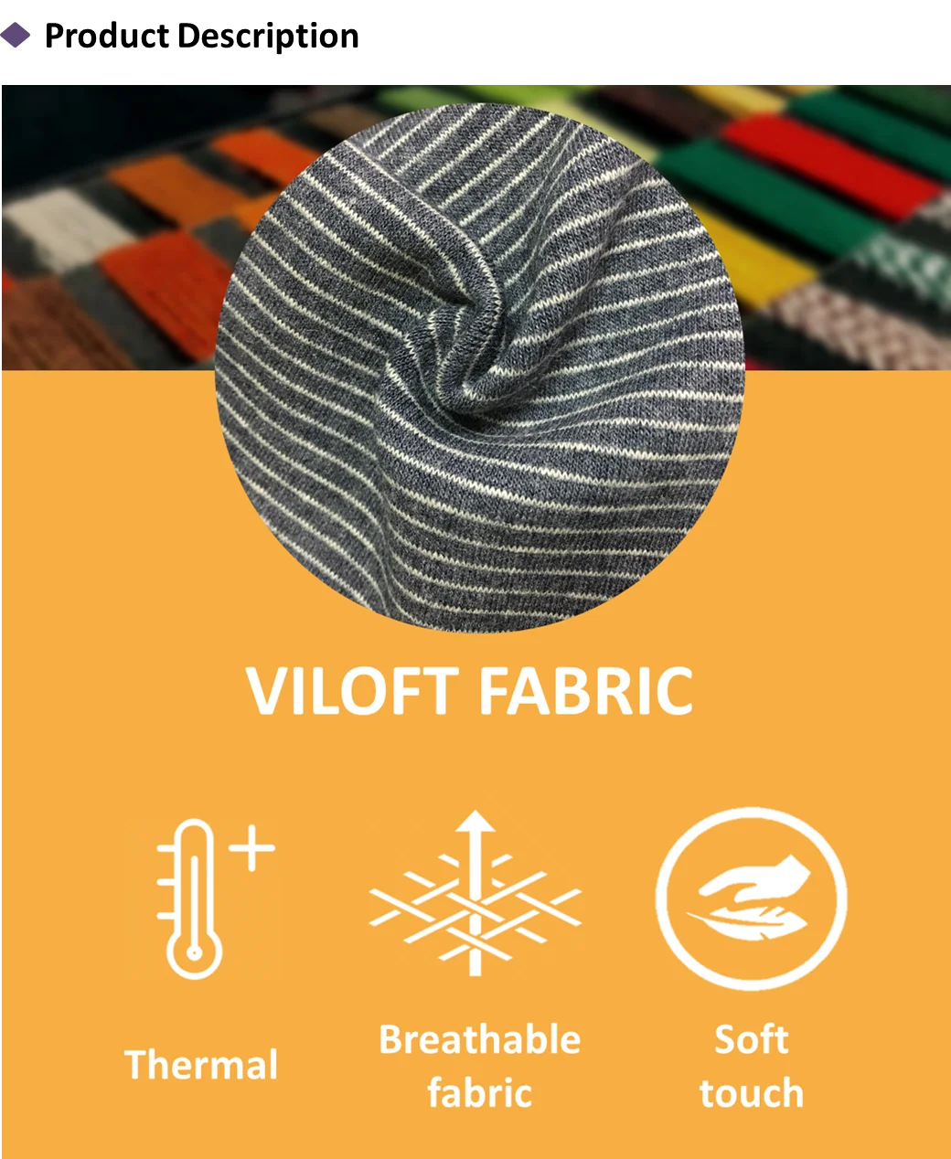 Polyester Cotton Viscose Yarn Thermal Insulation Fabric For T Shirt