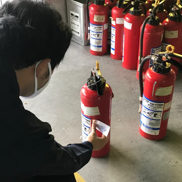 
Inspection Service of Fire Extinguisher Filling Machine 