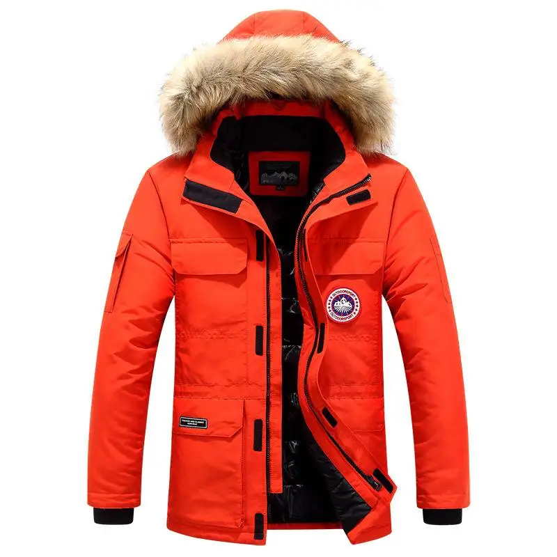 

Wholesales Canada Winter Long Parka Mens Padding Jacket High Quality Outdoor Jacket Men Winter Clothes For Male