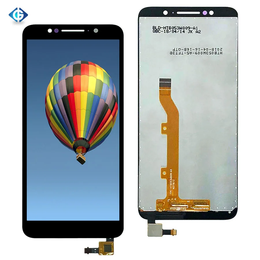 

Lcd For Alcatel 1C 5009D 5009 Lcd Screen with Touch Screen Full Set, Black for alcatel 1c