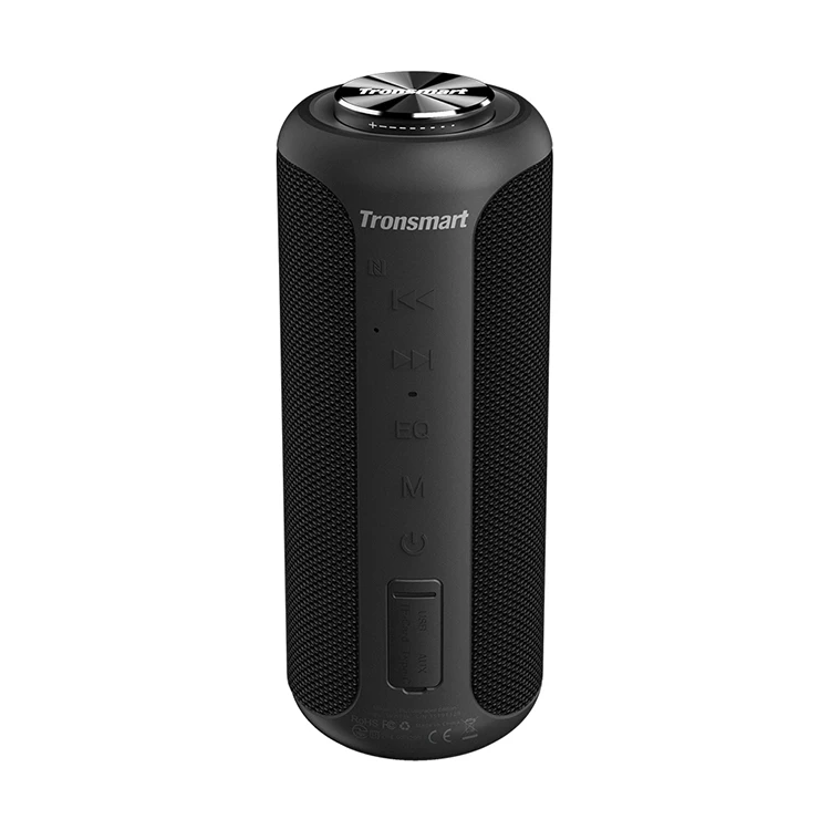 

Tronsmart T6 Plus Upgraded Edition BT 5.0 Portable Speaker with Up to 40W Power 360 Degree Sound IPX6 NFC - Black
