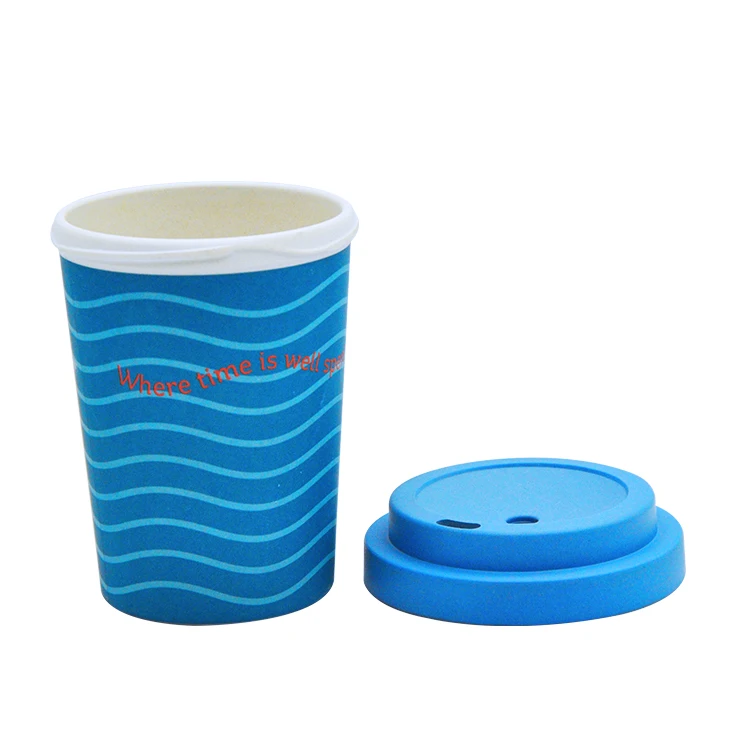 

Hot Selling Custom Travel Coffee Mug Eco-Friendly Bamboo Mug Fiber Eco Coffee Mug