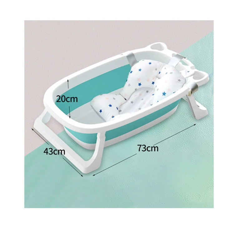 

Cheap Price Kids Collapsible Portable Foldable Bathtub, Luxury Plastic Freestanding Folding Newborn Baby Bath Tub, Customized