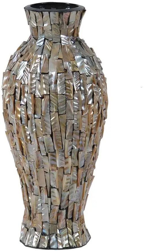
Home decor mother of pearl tall plant vase for wedding decoration wholesale 