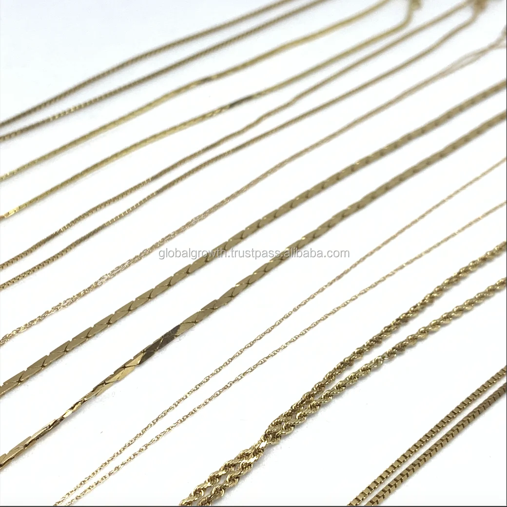 10k Pure Gold Chains Imported From Italia To The United States Of America And Canada Fedex