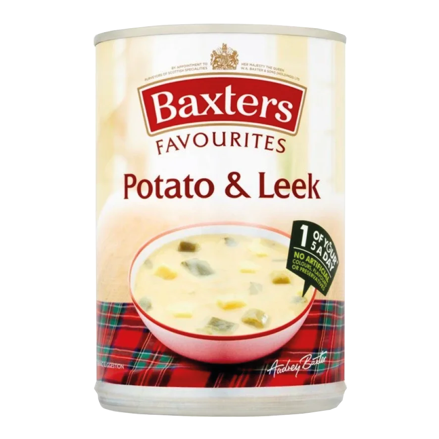 
Instant Food Soup Herbal Potato & Leek And Spicy Parsnip In Can Packaging 