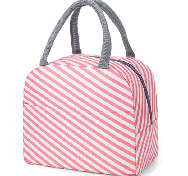 

Lunch Bags for Women Kids Girls Boys Reusable Lunch Organizer Box Insulated EcoTote Bag for Work School Office Outdoors, Nature/customized color