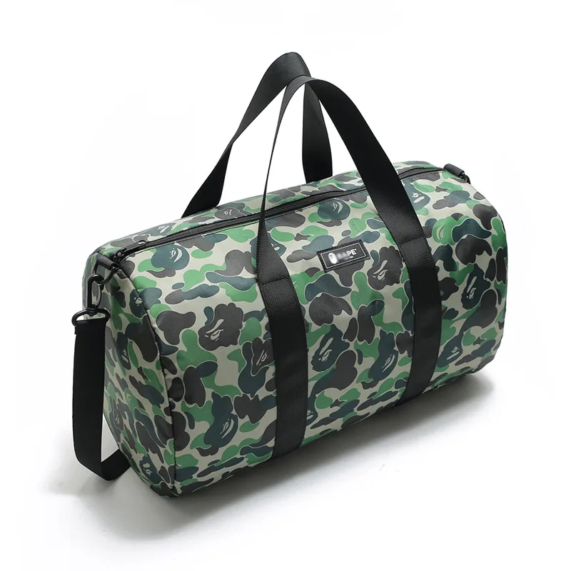 

Foldable Duffel Bag for Travel Gym Sports Lightweight Luggage Water Resistant Nylon Duffel,Gym Bags with Custom Print, Customized color