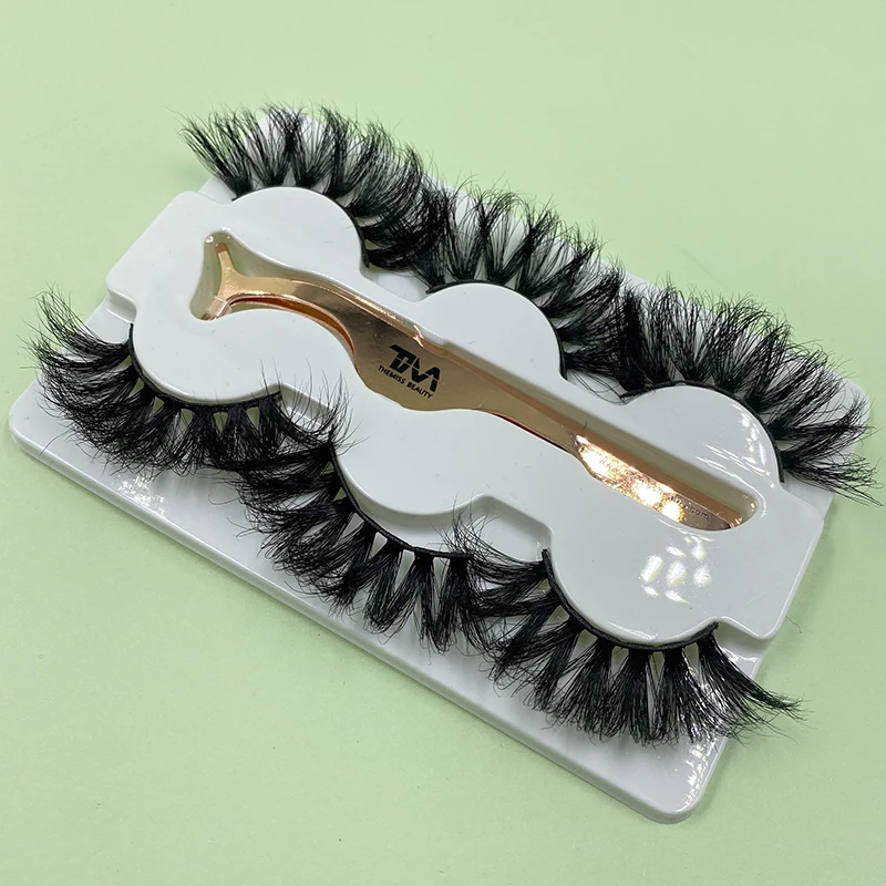 

Manufacturer false eye lashes custom faux 5d mink eyelashes samples private label fluffy mink eyelash, Natural black