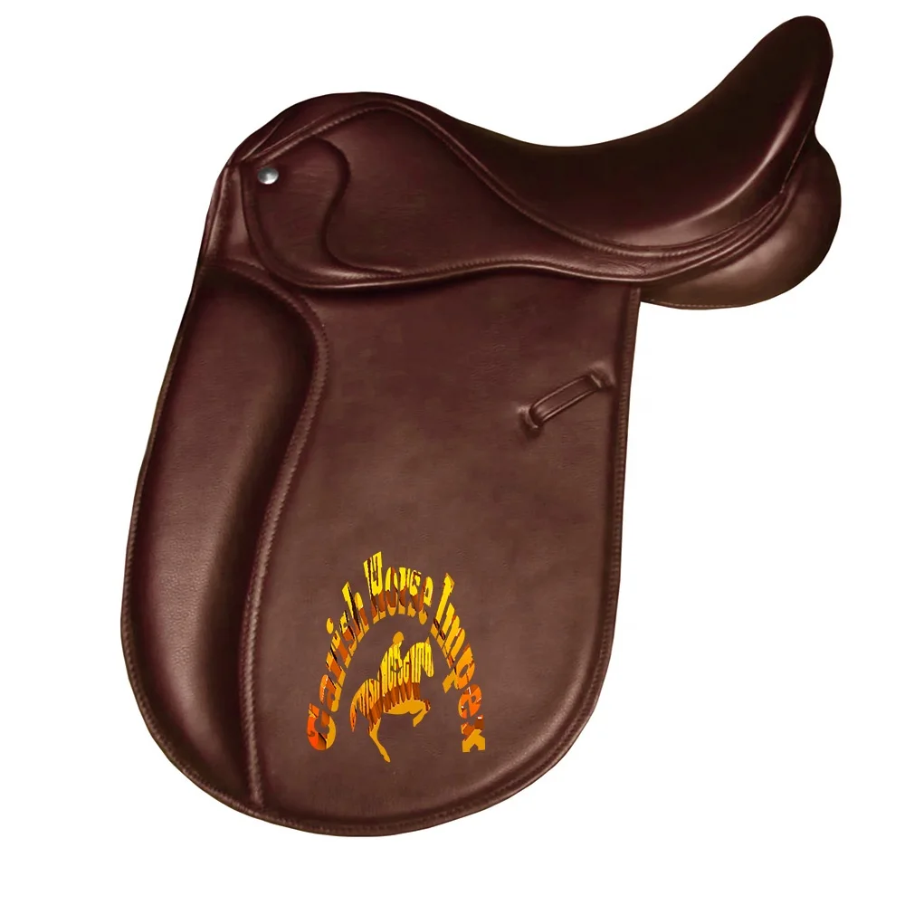 
Horse Riding Dressage Saddle English Horse Riding Genuine Leather Saddle High Quality Equestrian Products 