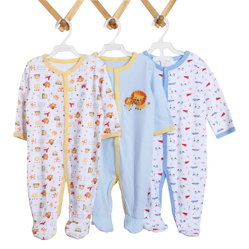 

EVERYSTEP baby Pajamas Onesie Newborn Romper 3 Pack Baby Bodysuit Clothes Baby Boy Clothes random giving