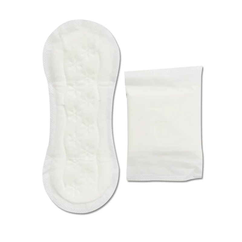 

100% biodegradable panty liners 140mm long Fluff pulp sanitary lady pad