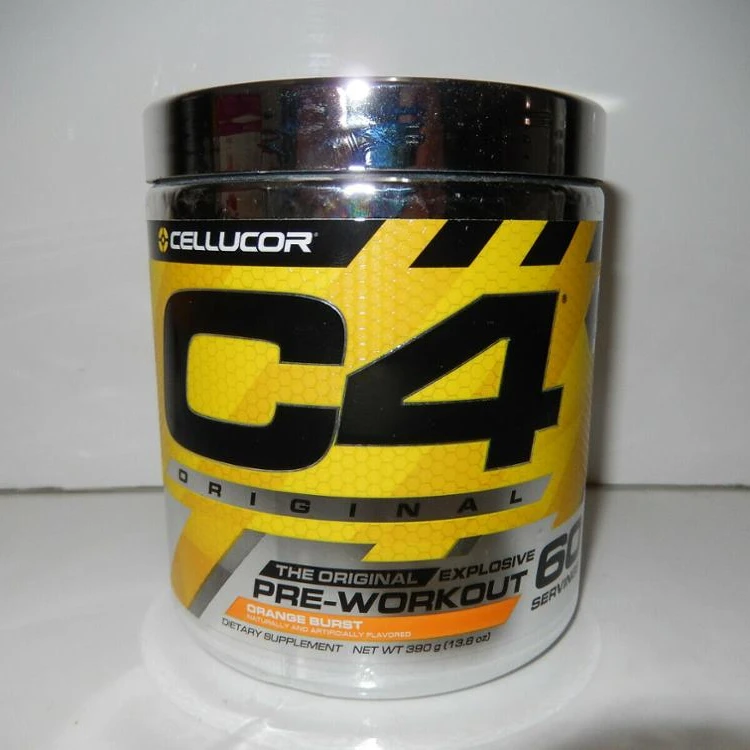 Cellucor C4 Pre-workout 60 porties Explosieve 13.8oz Oranje Burst