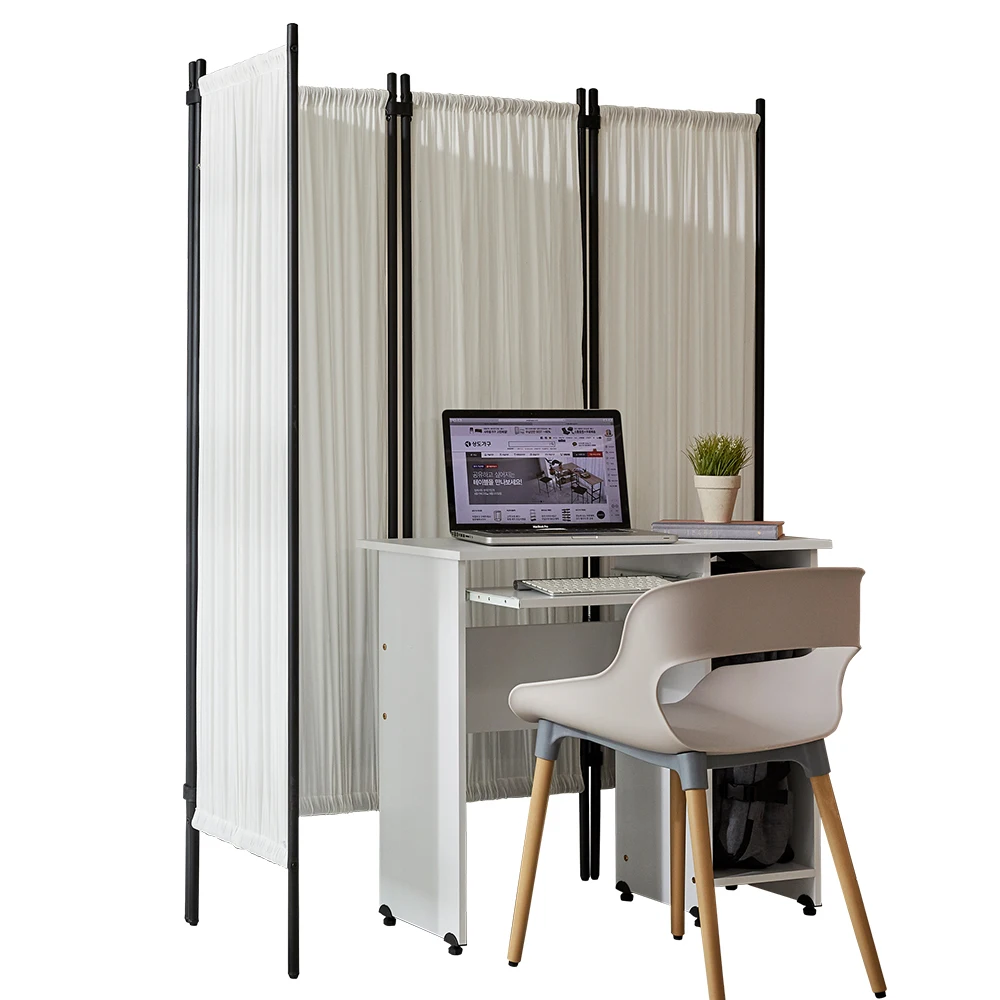 4 Panel Room Partition & Room Divider Decorative Screen Partition Free Standing Separator For