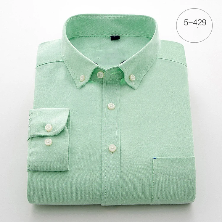 

High quality custom classic design plain solid color cotton men casual shirts