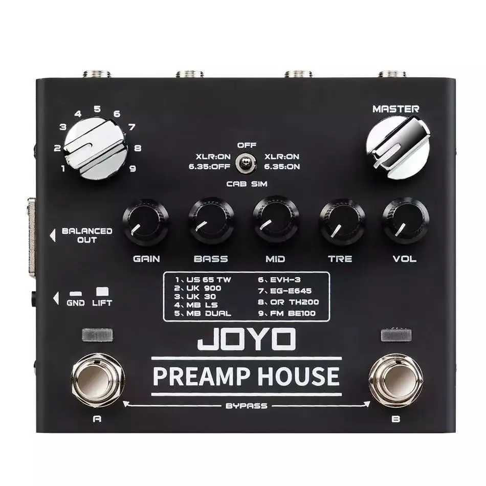 

Electric Guitar Effect Pedal PREAMP HOUSE joyo R-15 for Stringed Instruments Parts & Accessories