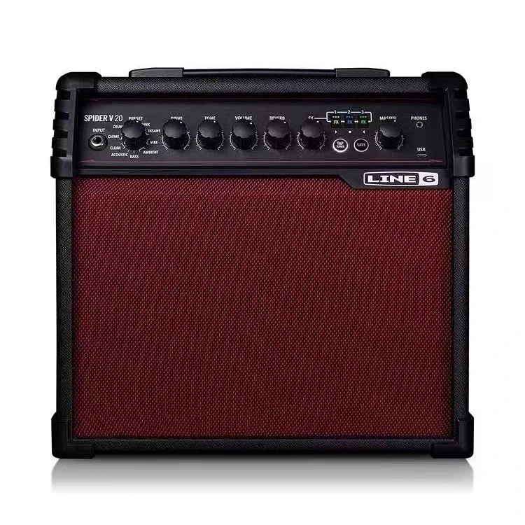 

Guitar amplifier for Electric guitarra amp 20w/8-inch line 6 spider v 20