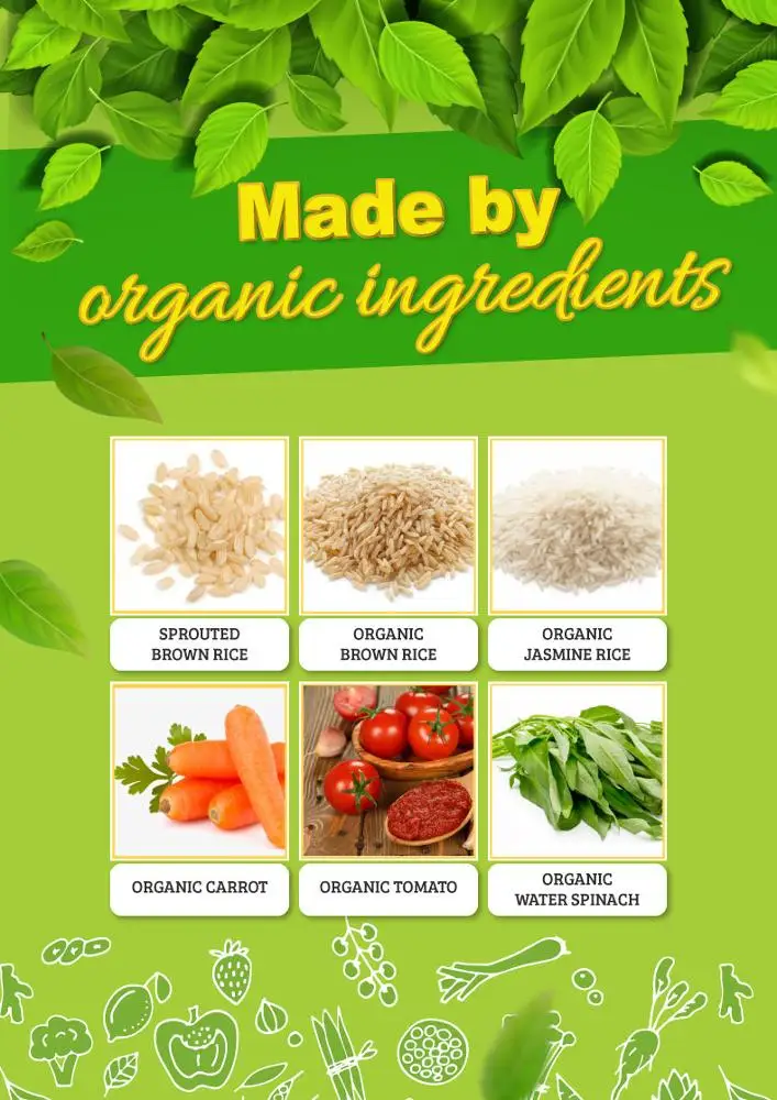 
Carrot, Tomato, Water spinach Baby Food 