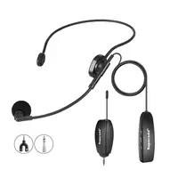 

Superadd Wireless Headset Microphone System Ideal for Speakers, Fitness, Phones, Cameras