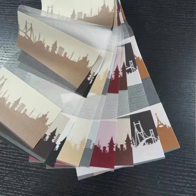 

China polyester fabric day and night zebra blinds roller shades, Vairous, custom made available