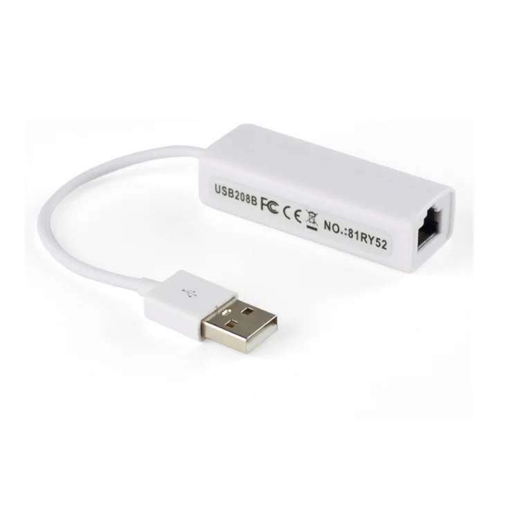 10/100Mbps wired external USB 20 network card 8152 chip connector lan USB2.0 to RJ45 Ethernet adapter