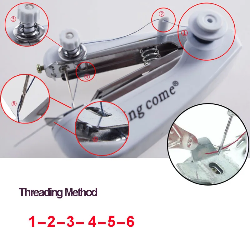 Mini Portable Travel Hand Handy Stitch Manual Craft Kit For Adults Kids