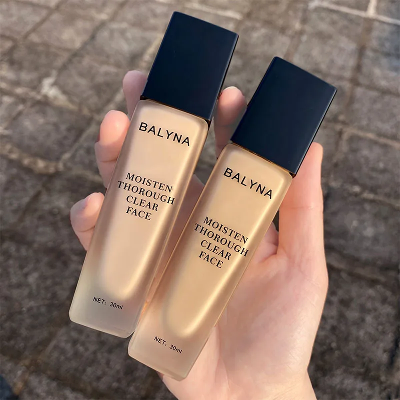

Matte oil control concealer cream clear nude skin face repair liquid foundation, Multi-colors