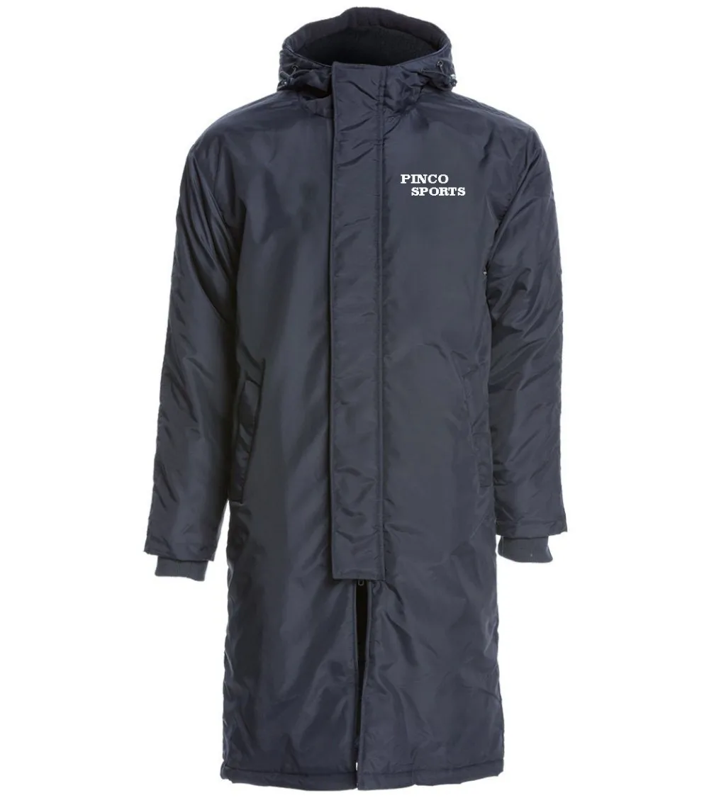 Youth Fleece Lining Swim Parka Unisex Swimming Parka Stripe Swim Parka